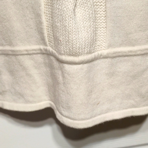 INC International Concepts Cream Big Turtle Neck Silk Sweater - Picture 9 of 14